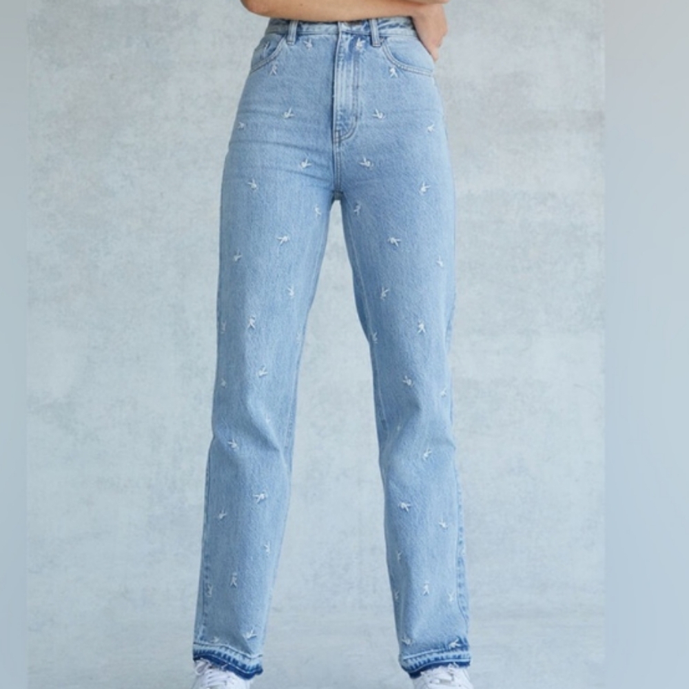Playboy By Pacsun Raining Bunnies 90s Boyfriend Jeans